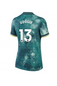 Tottenham Hotspur Destiny Udogie #13 Voetbaltruitje 3e tenue Dames 2024-25 Korte Mouw